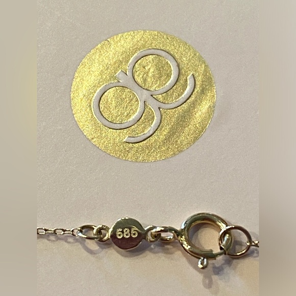 GORJANA OPAL TRIO 14K Gold Necklace - Picture 7 of 7